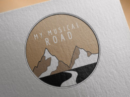 My musical road creation logo la roche sur yon montaigu vendee pas cher