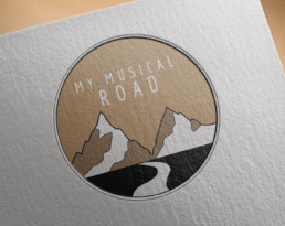 My musical road creation logo la roche sur yon montaigu vendee pas cher