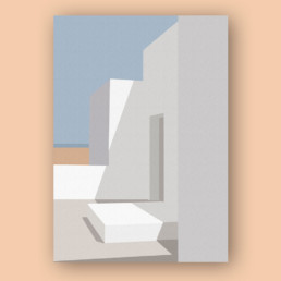 architecture-couleurs-illustration-affiche-clisson-nantes