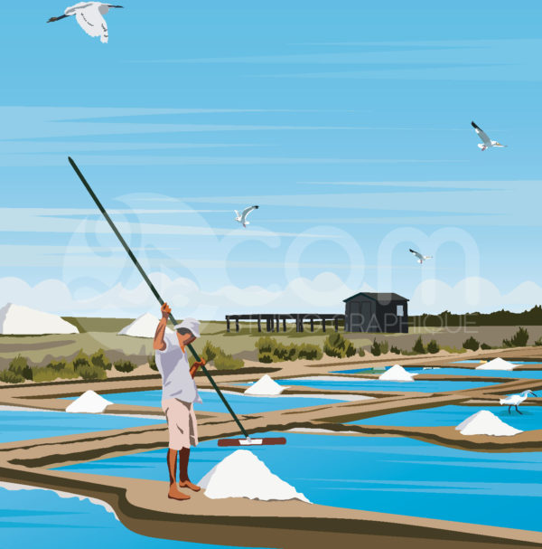 illustration-noirmoutier-affiche-poster-souvenir-vendee-zoom