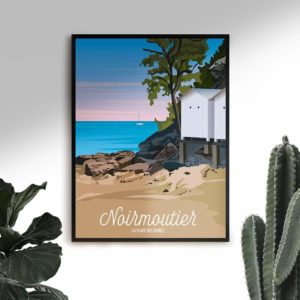 vente souvenir noirmoutier en ile poster affiche vendeen