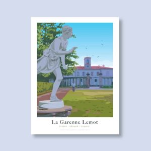 illustration-garenne-lemot-tourisme-clisson-getigne-loire-atlantique-poster-affiche