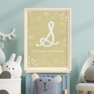 affiche-enfant-bebe-mois-naissance-date-initiales-chambre-bébé-personnalisee-saison-de-naissance-couleurs