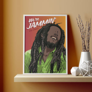 affiche-bob-marley-reggae-musique-artiste-jamaique-jammin-illustration