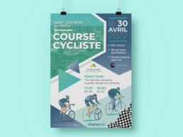 creation-affiche-evenementielle-cours-cycliste-graphisme-couleur
