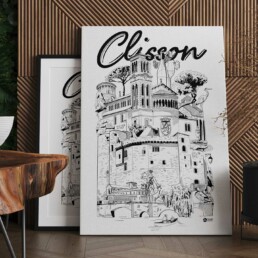 illustration-clisson-architecture-patrimoine-loire-atlantique-dessin-2scom