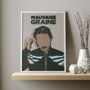 affiche-nekfeu-poster-illustration-mauvaise-graine-ken-samaras-concert-musique-rap-francais