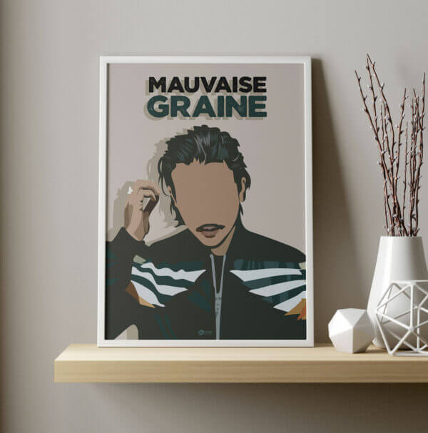 affiche-nekfeu-poster-illustration-mauvaise-graine-ken-samaras-concert-musique-rap-francais