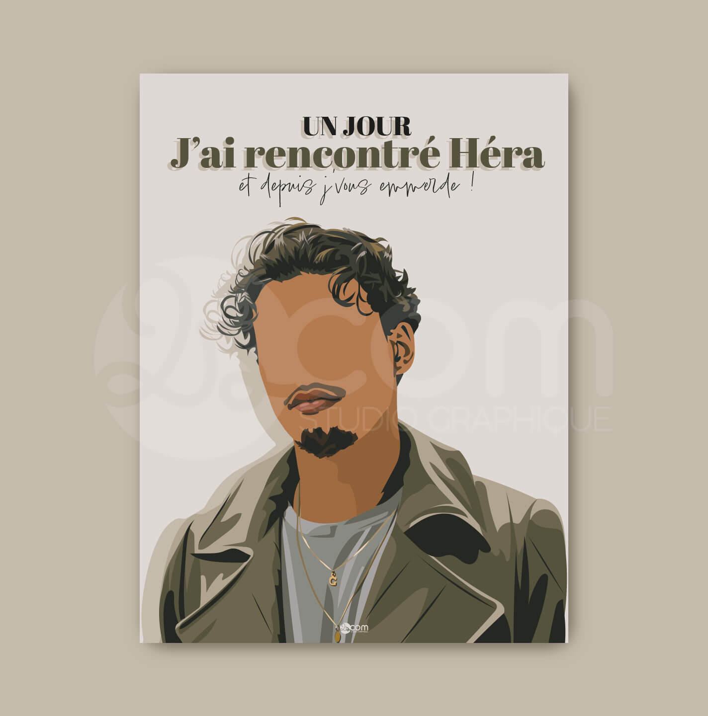 georgio-poster-affiche-illustration-annees-sauvages-hera-esprit-libre-rappeur-francais-rap-musique