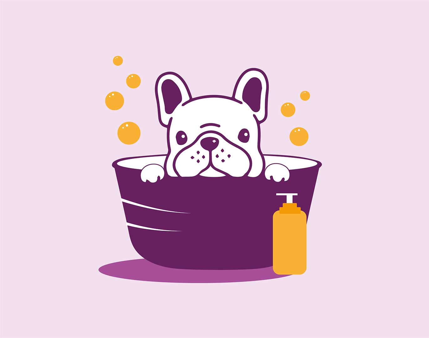 Logo pour salon de toilettage canin