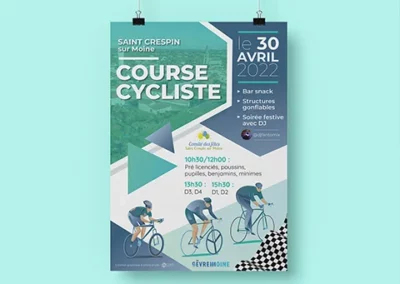 Création Affiche course cycliste