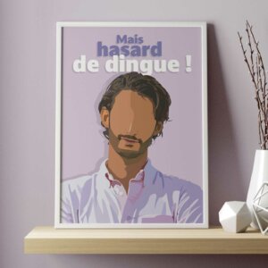 Affiche Pierre Niney illustration portrait