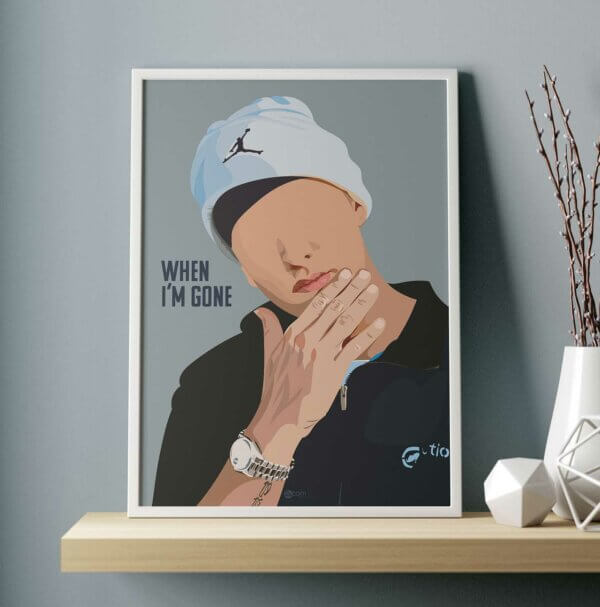 Affiche eminem illustration dessin