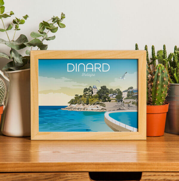 Affiche Dinard en Bretagne